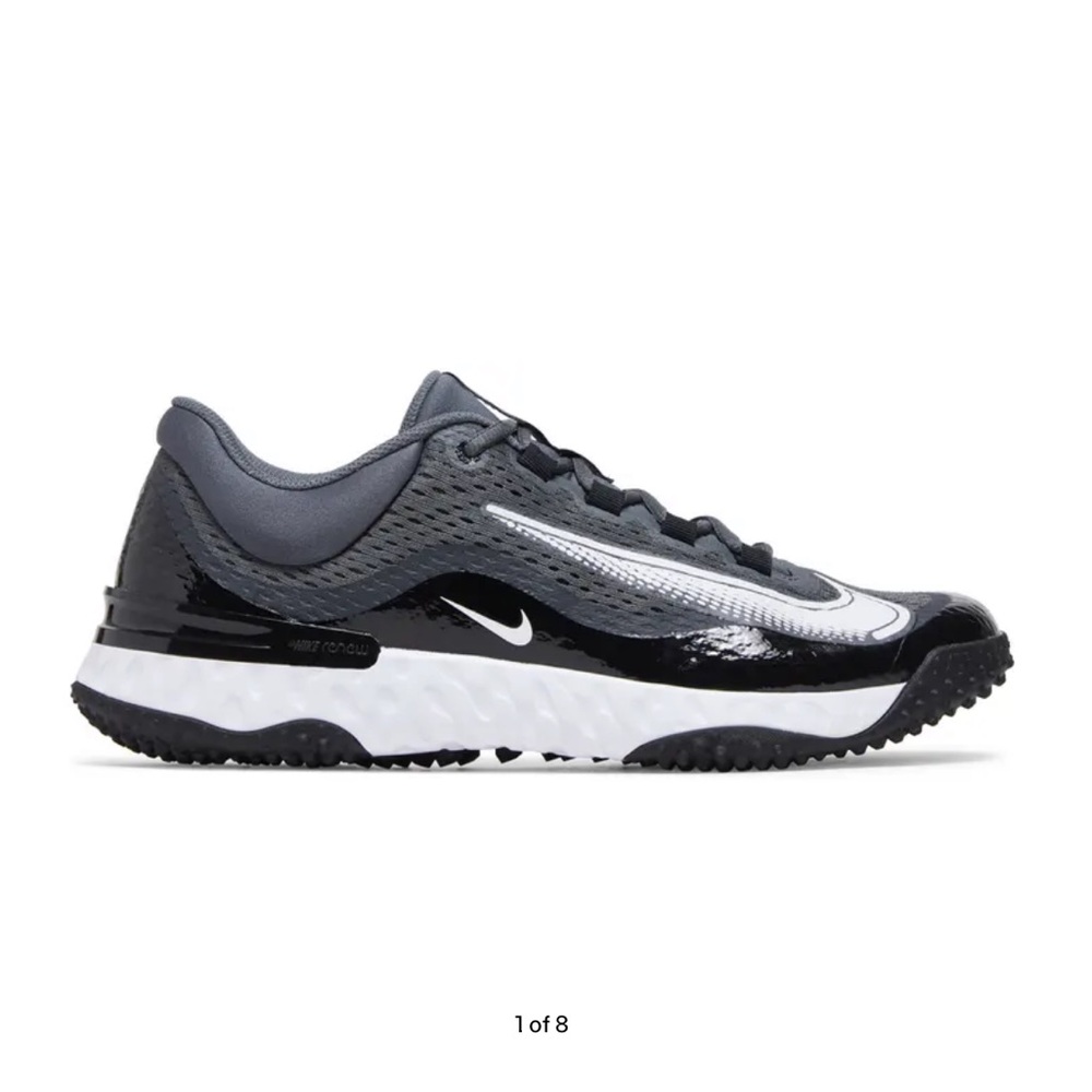 Nike Alpha Huarache Elite 4 TF 'Black White’